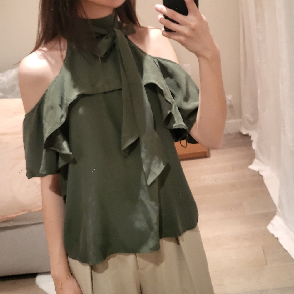 Parker silk top